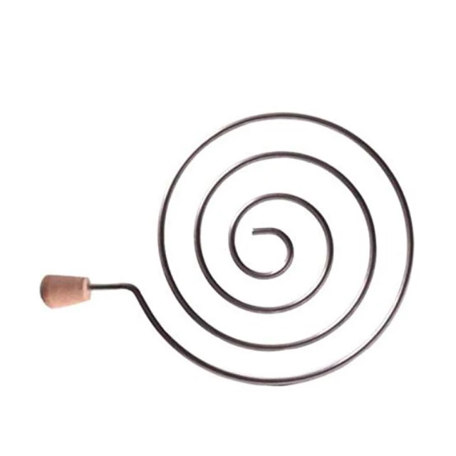 Hookah Shisha Charcoal Holder Bowl Tray Snail Coils Lollipop Shape with Wood Shank