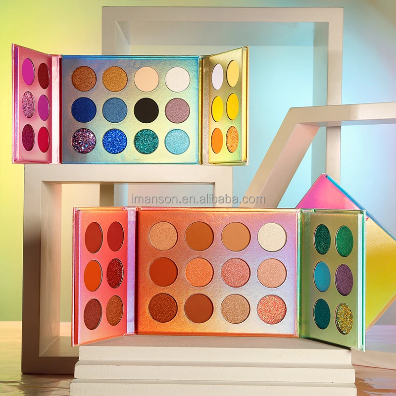 No Logo Cosmetics Vendor Holiday Christmas 24 Color Book Eyeshadow Palette