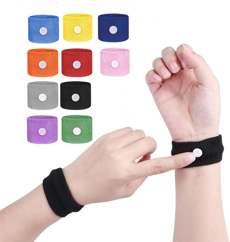 Wholesale Acupressure Click Press Anti Nausea Sea Sickness Wrist Motion Sickness Bands