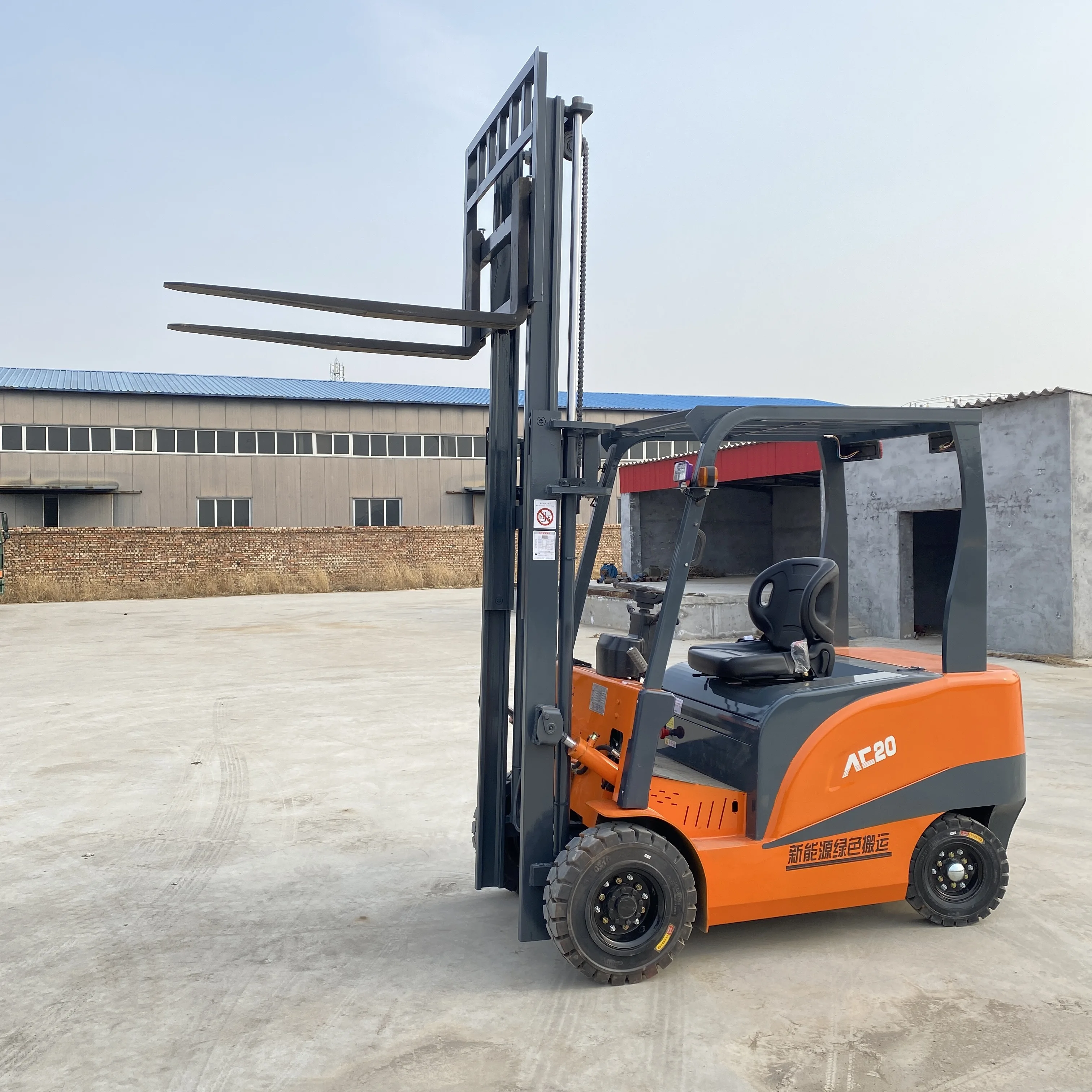42V Lightweight AC High Quality Forklift Small Tire Farm Factory Handling Truck Lithium Battery Forklift