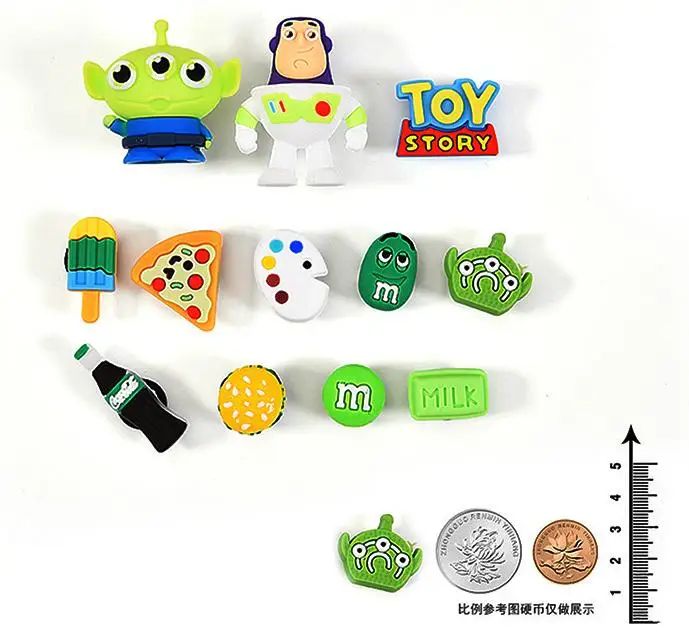 Custom Shoe Charms Anime Cartoon Character Weed Stitch Football Designer Custom Shoe Decorations for Croc Clog Charms
