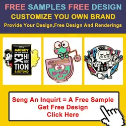 Wholesale Metal Logo Hard Enamel Badge Clothes Anime Zinc Alloy Butterfly Clutch Lapel Pin