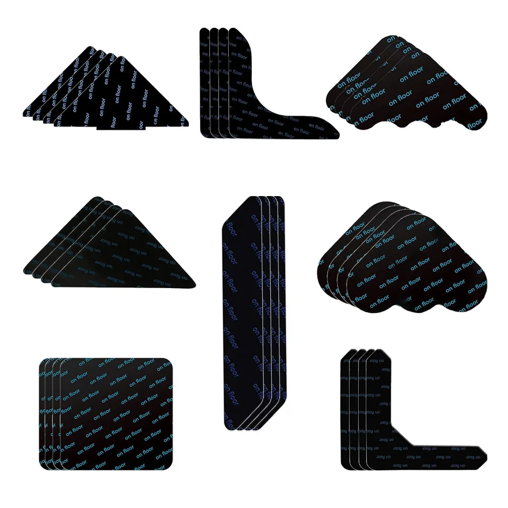 Durable Fixing Slip-resistant Silicone Double Sided PU Adhesive Non-slip Carpet Mat Sticker rug gripper for hardwood floor tiles