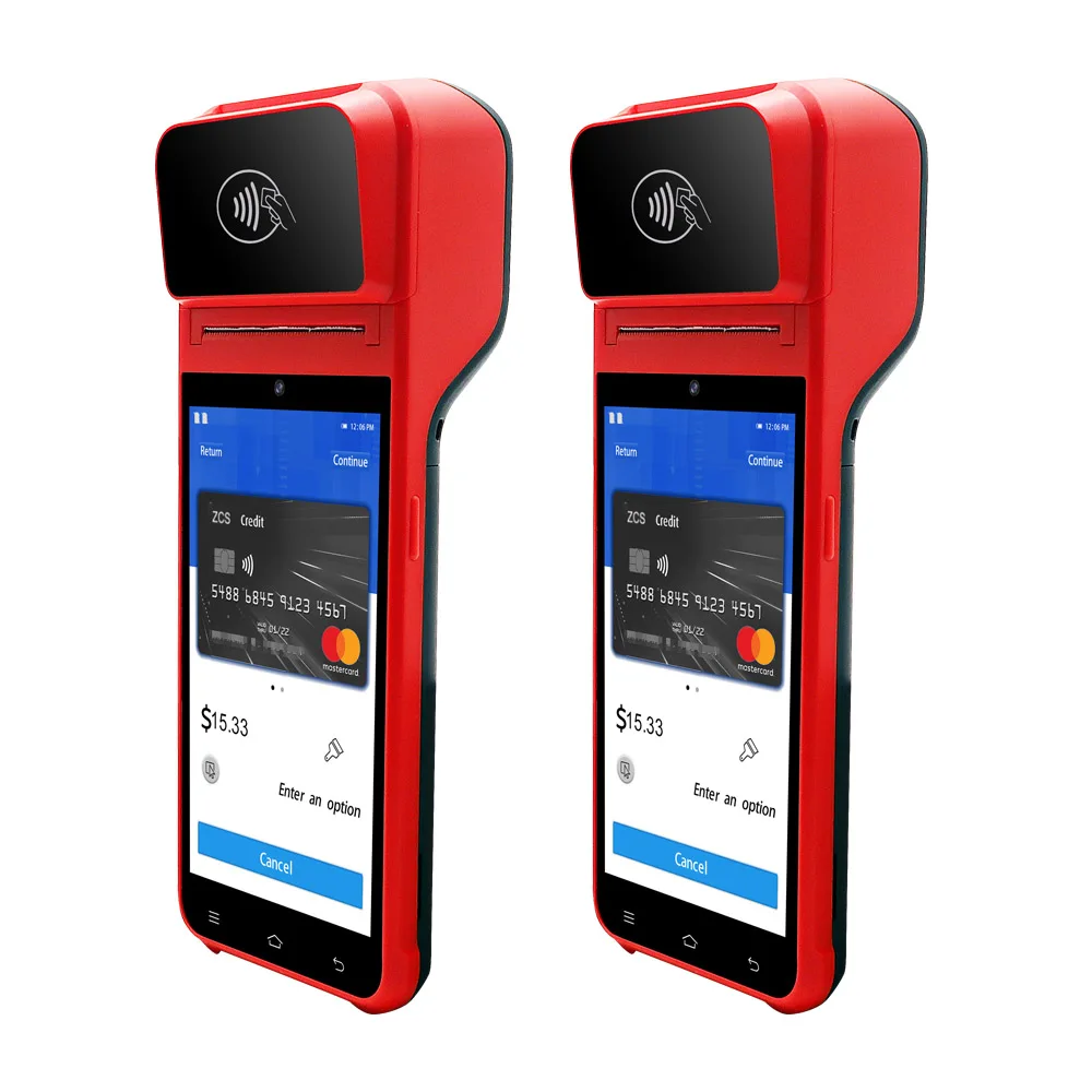 Z91PRO High Quality Android 8.0 Handheld 4G POS Terminal Printer Barcode Scanner PDA NFC Reader