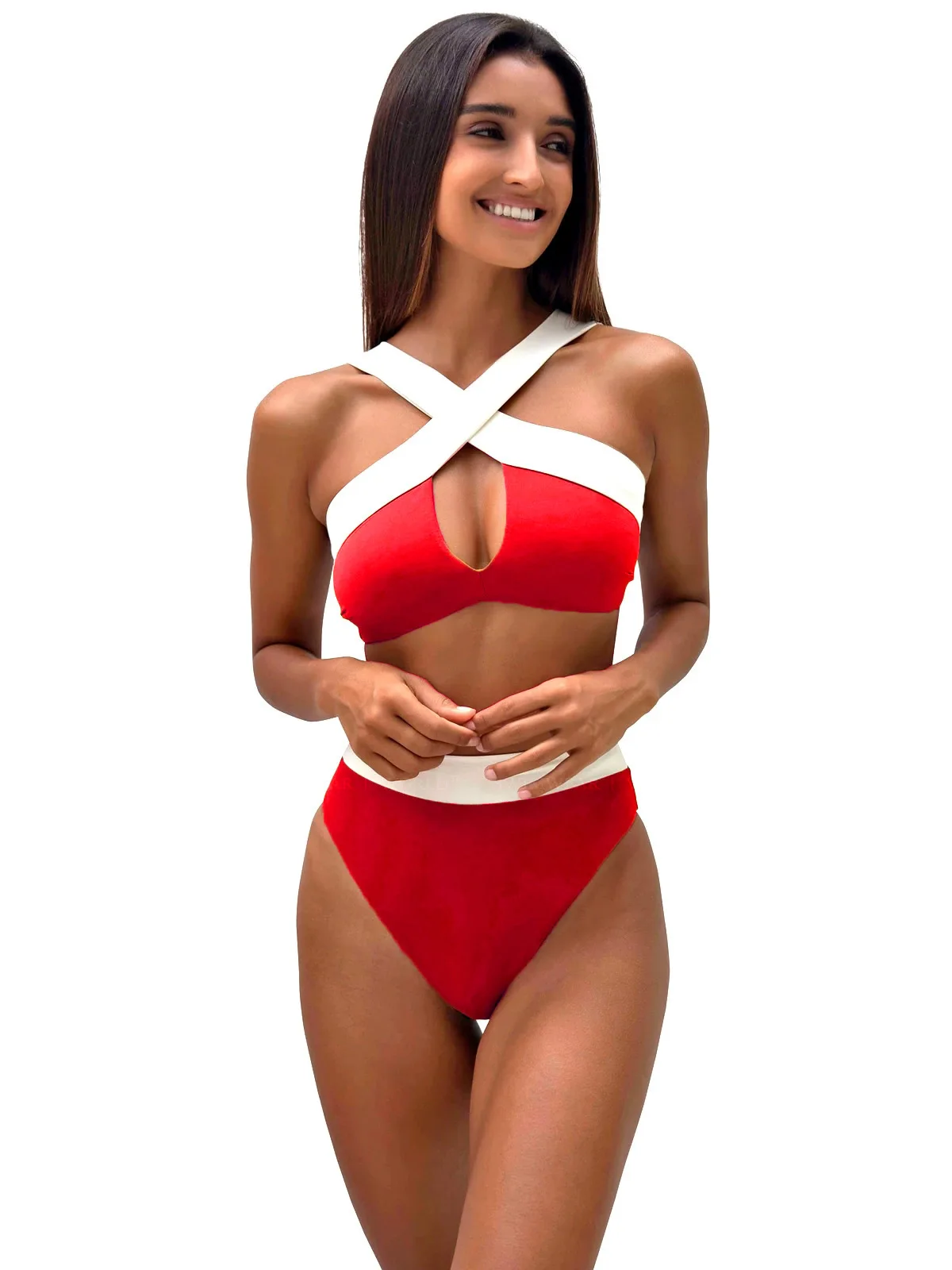 Free Shipping  Two Piece Neon Color Young Little Models Swimsuits Bikini sexy design in stock