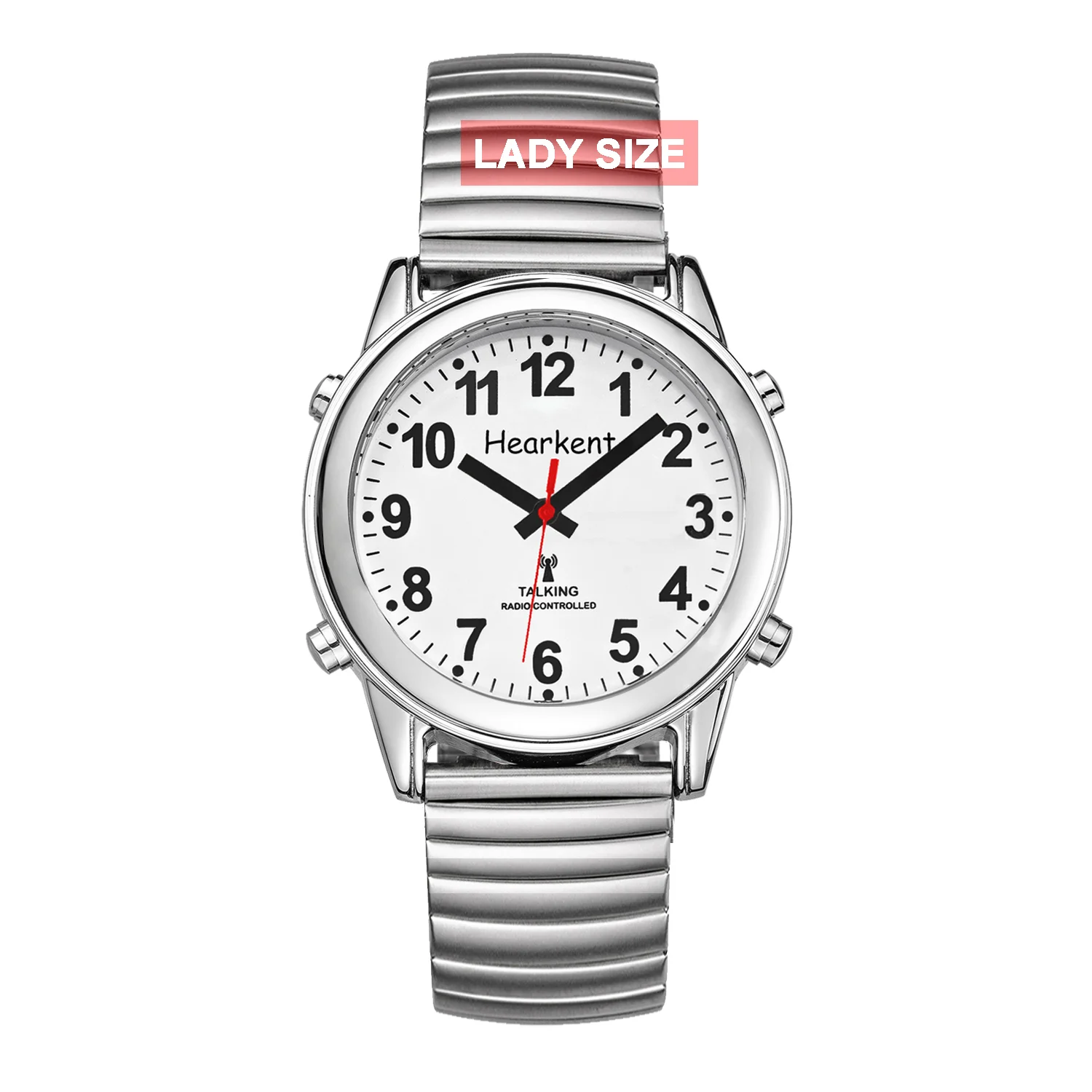 Atomic Talking Alloy Watch for Women Speaking Wristwatch for Blind Elderly Visually Impaired Low Vision