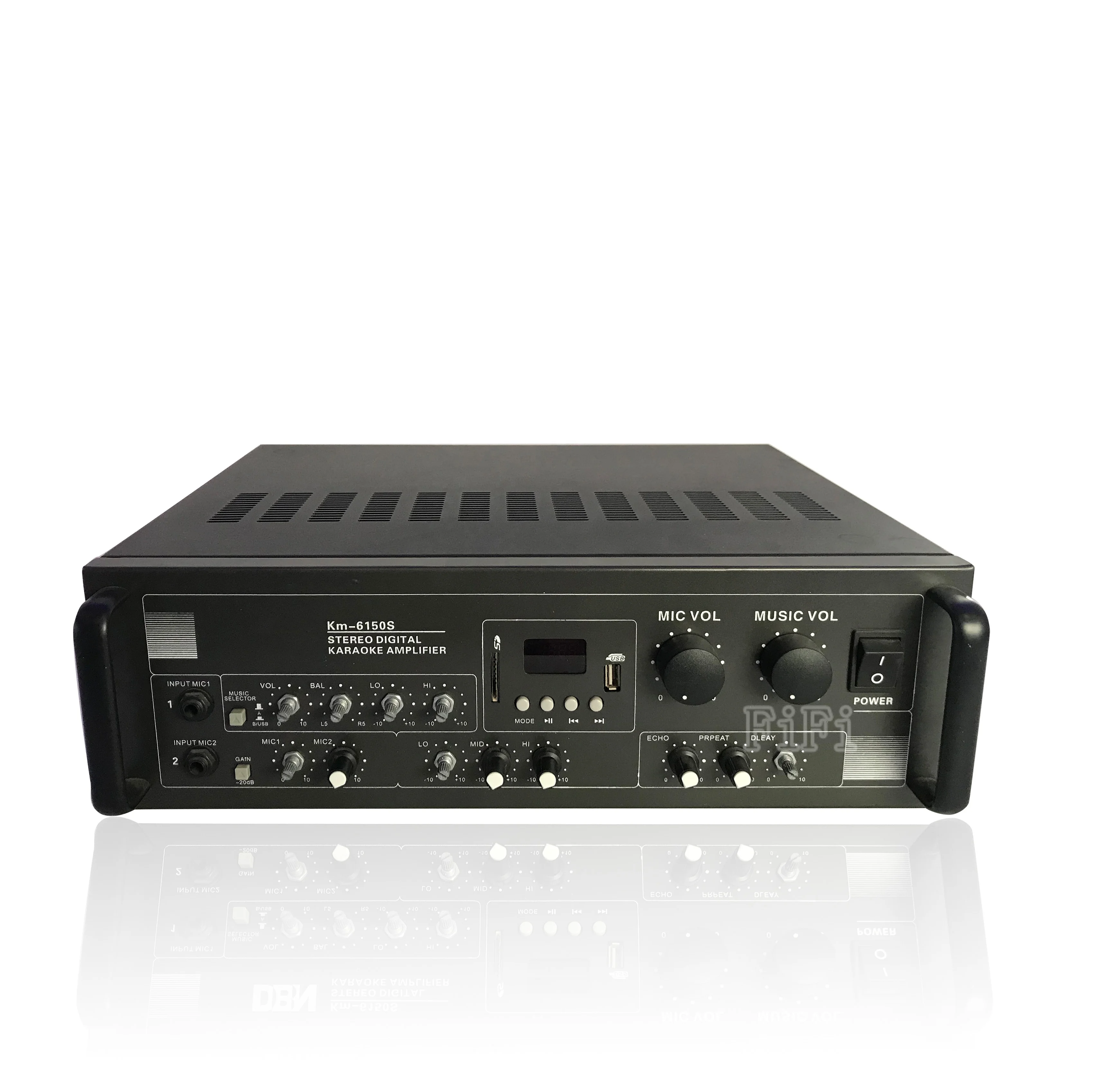 KM-6300S professional amplifier music system karaoke amplifi 600 watt stereo mixing amplifier