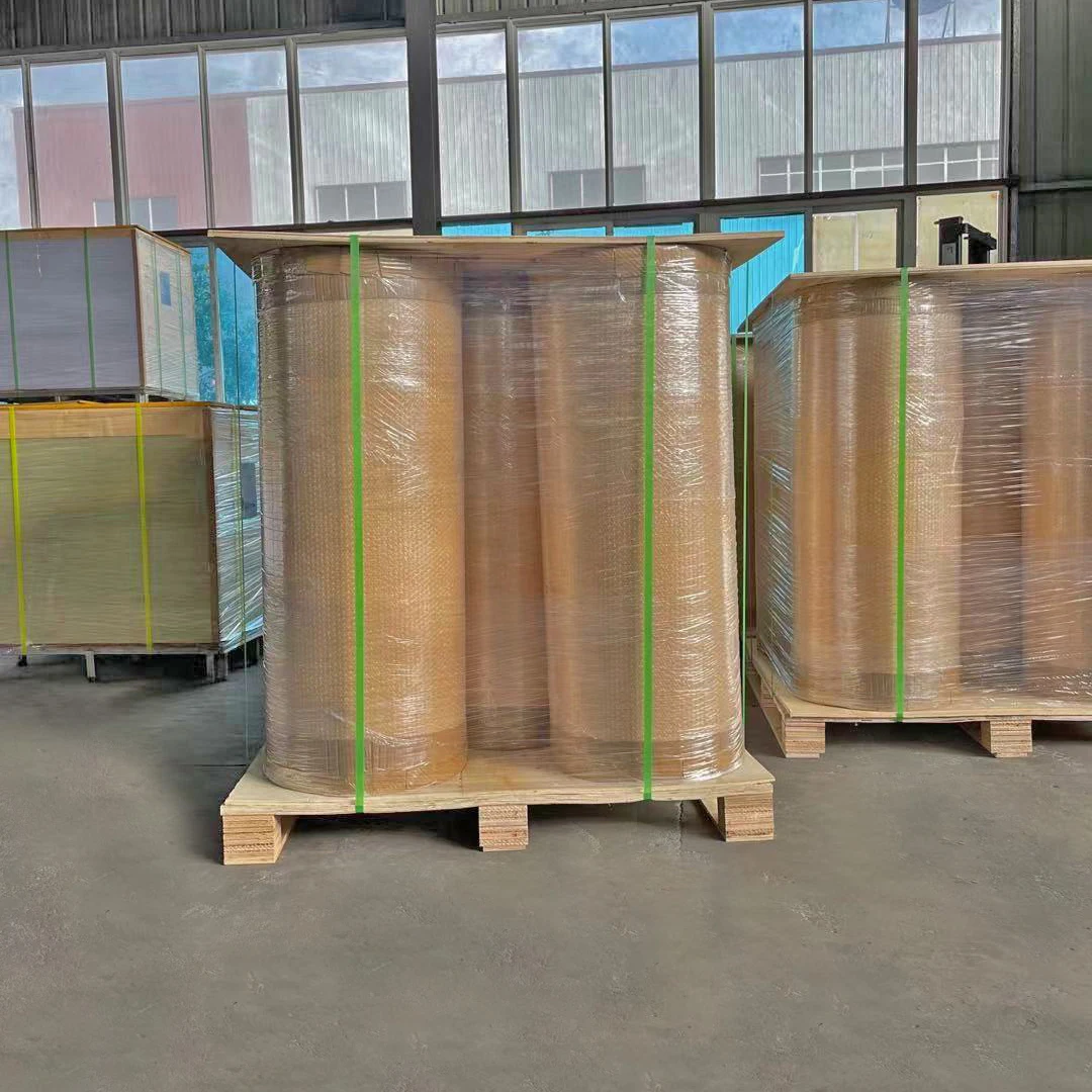 Manufacture high quality 54mic 75mic matt PP synthetic paper in jumbo roll custom size