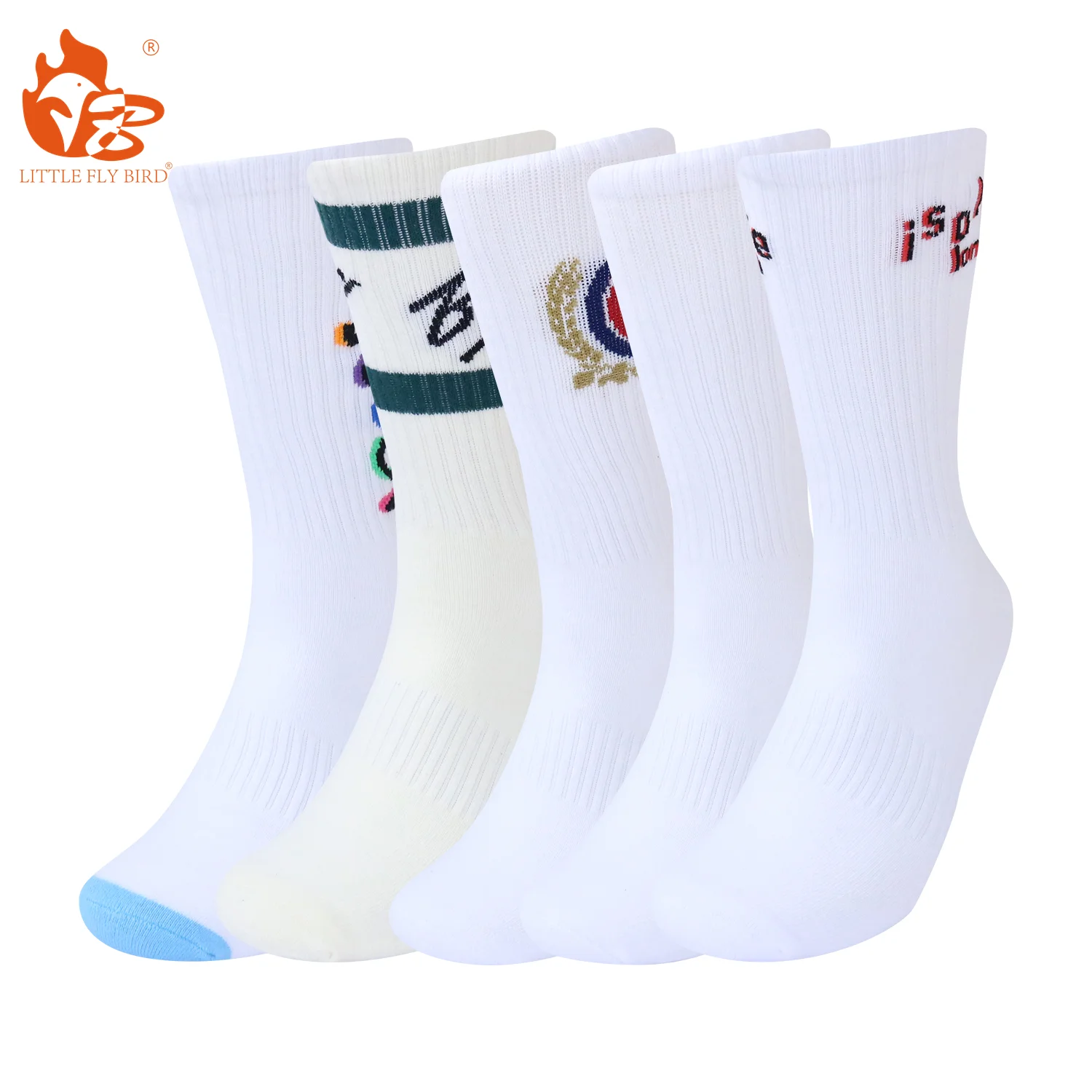 Factory Promotion No Minimum Order Custom Socks Design Your Band Logo Running Cycling Exercise Training Socks Men Athletic