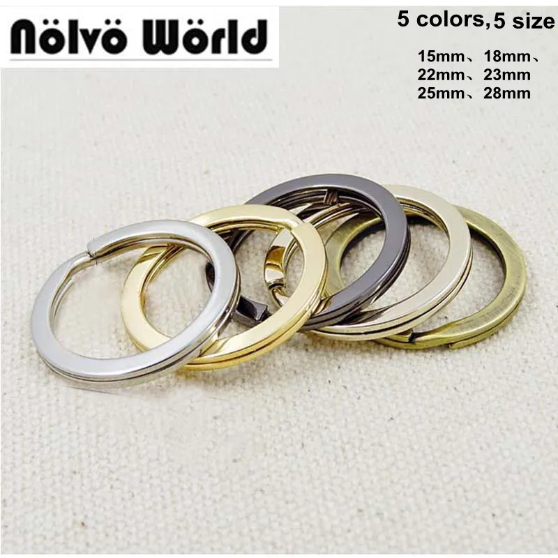 Nolvo World  5 colors 15-18-22-23-25-28mm wholesale bag luggage hardware accessories car key ring
