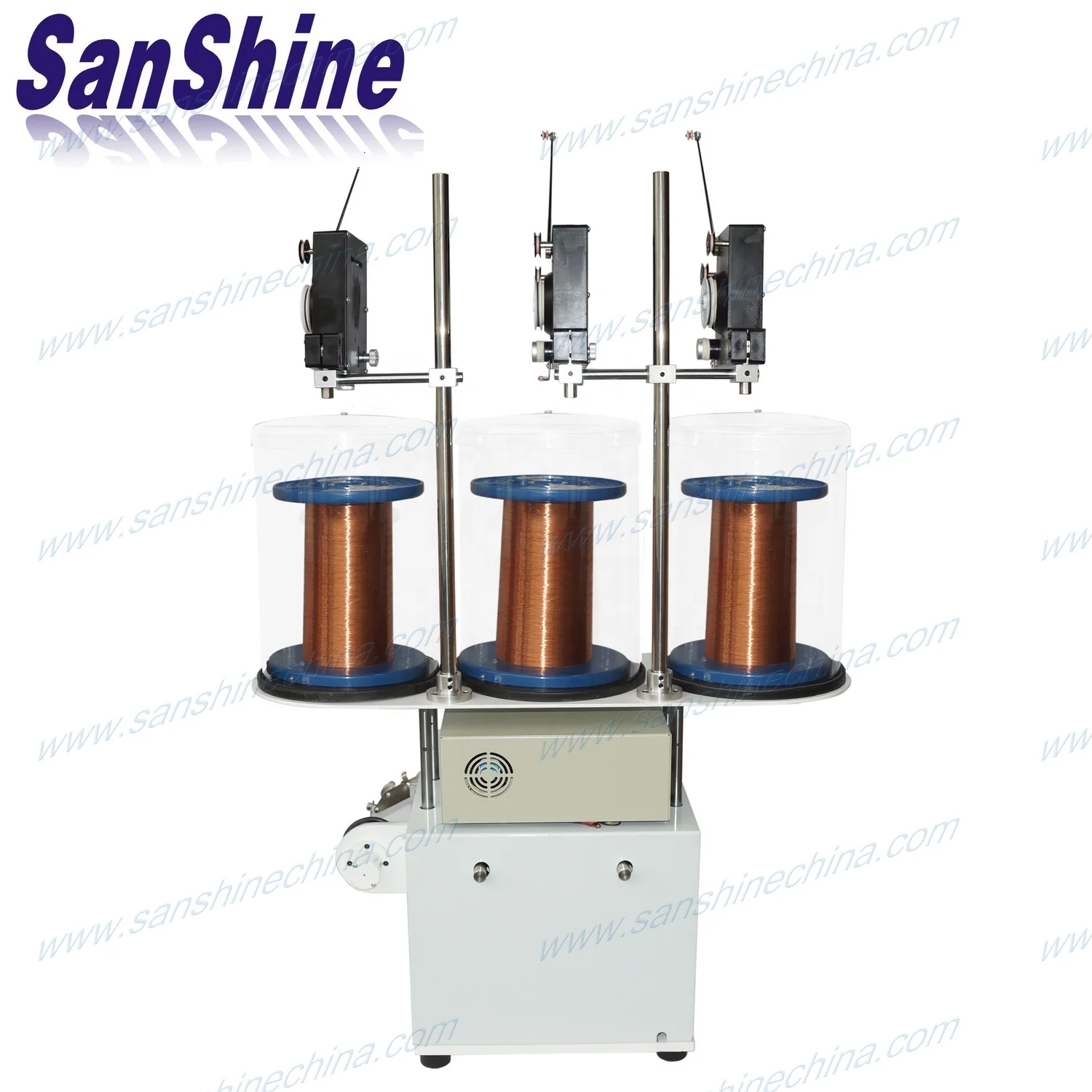 
Three spindles automatic coil winding machine 