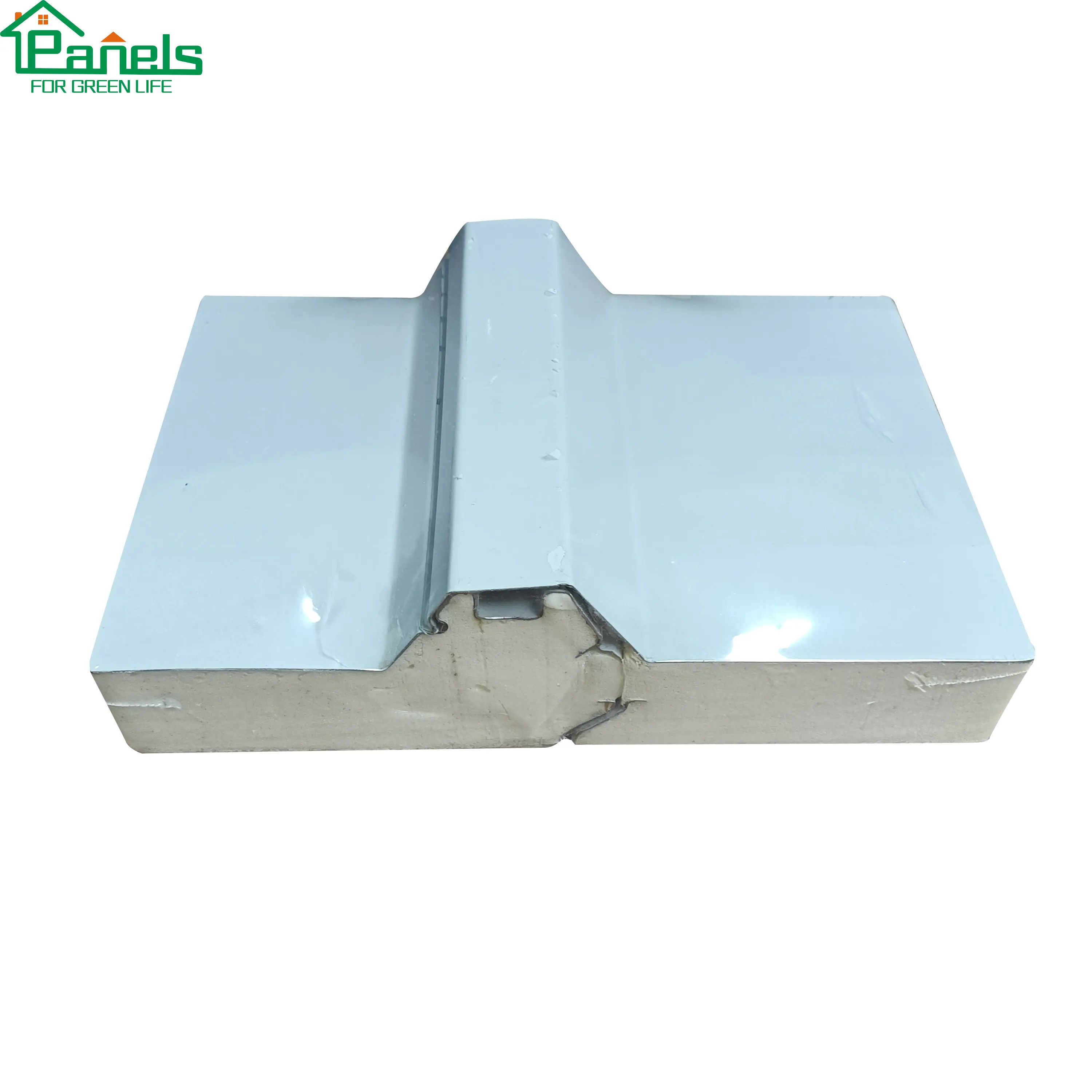 2022 Factory Direct Supply High Quality Insulated 50-150mm PU/PUR/PIR  Sandwich Roof  Panel for cold room