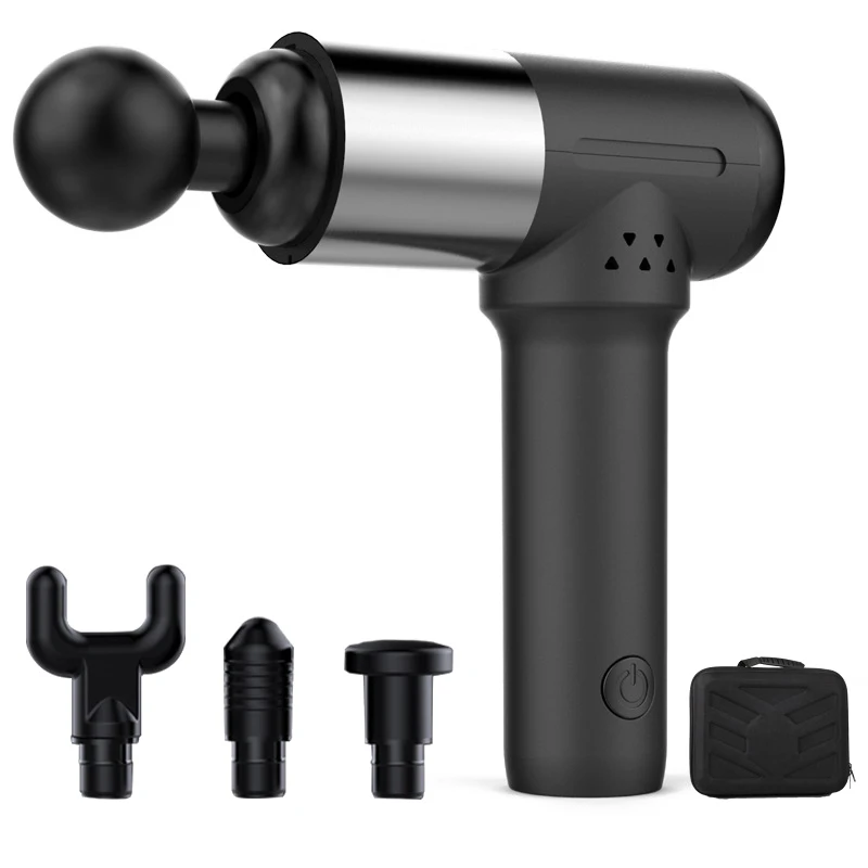 Good Supplier Product Portable Strong 30 Speed 6 Heads Electric Muscle Relax Deep Tissue Vibration Massage Gun