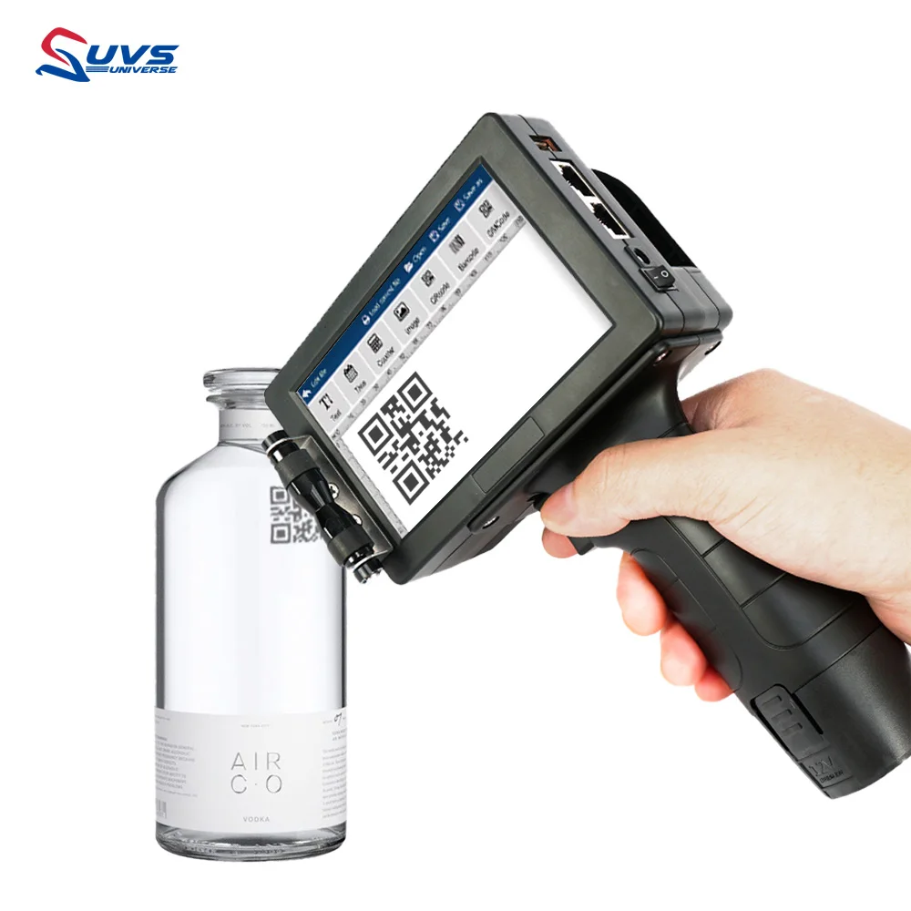 Hubei UVS handheld inkjet printer bentsai portable handheld inkjet date code printer hand inkjet printer persian language