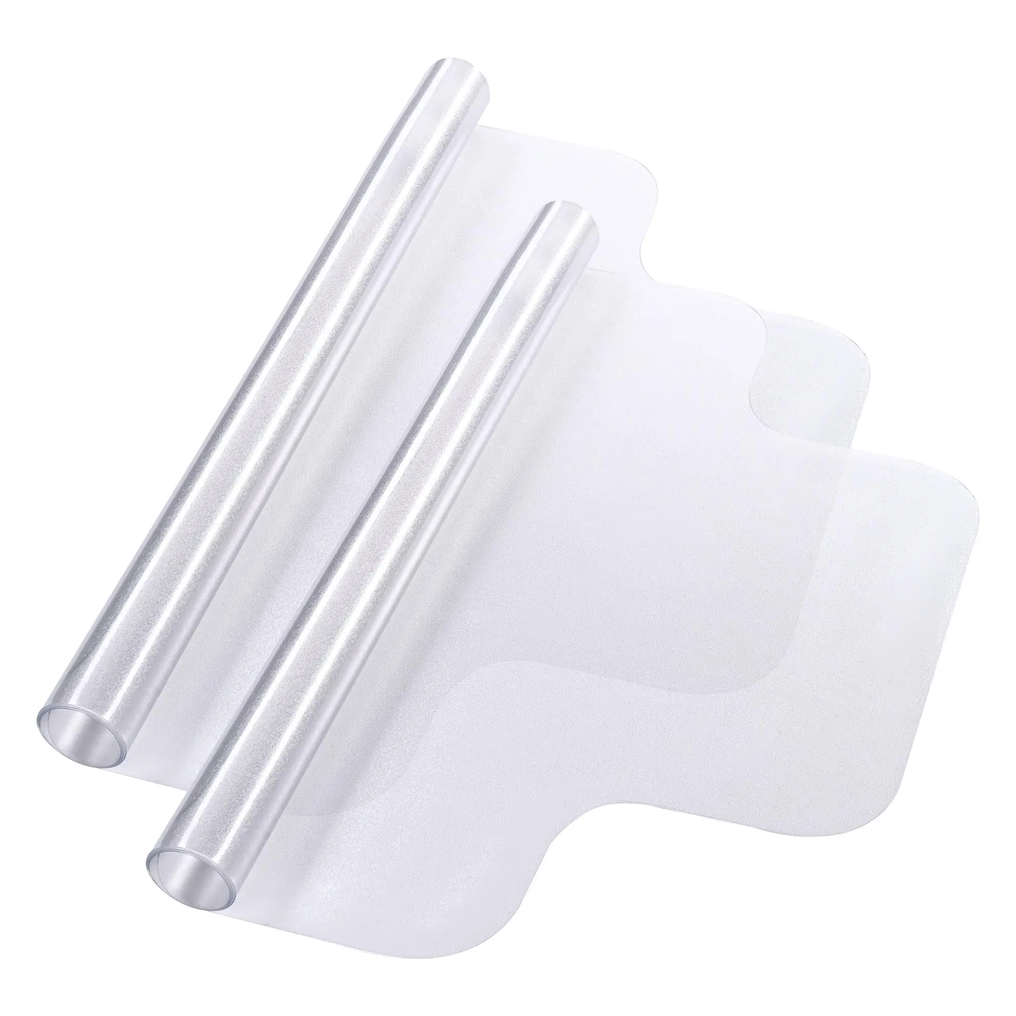 Customized Size Durable Hard Floor Use PVC ear Chair Mats Wood/Tile Protector Protection Floor Mat For Home Office