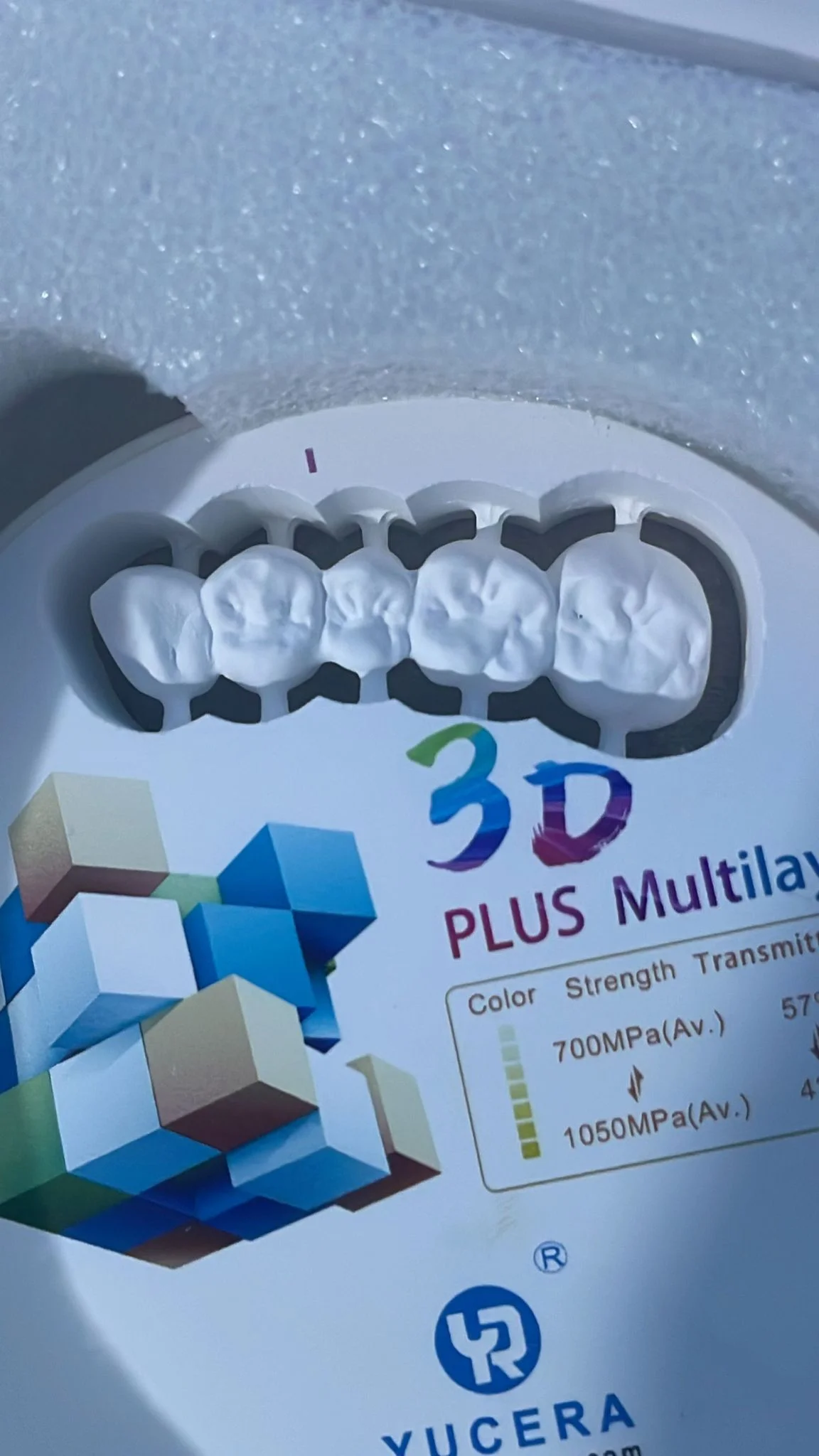 yucera 3D pro Multilayer Zirconia Blocks for Dental Laboratories