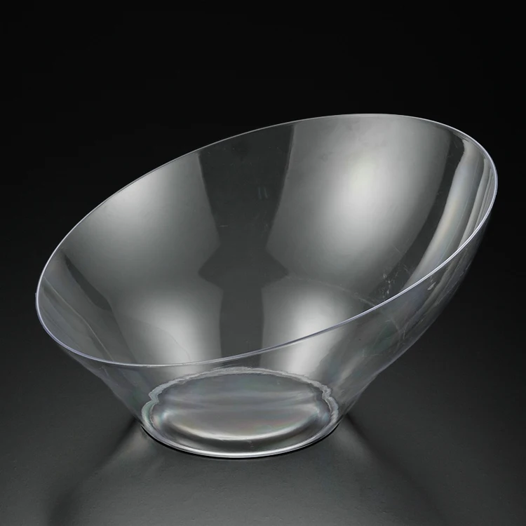 OEM Logo Cheap Price Salad Bowl  Wedding Porcelain Dinnerware Serving Fruit Chinese Small Slanting Salad Bowl
