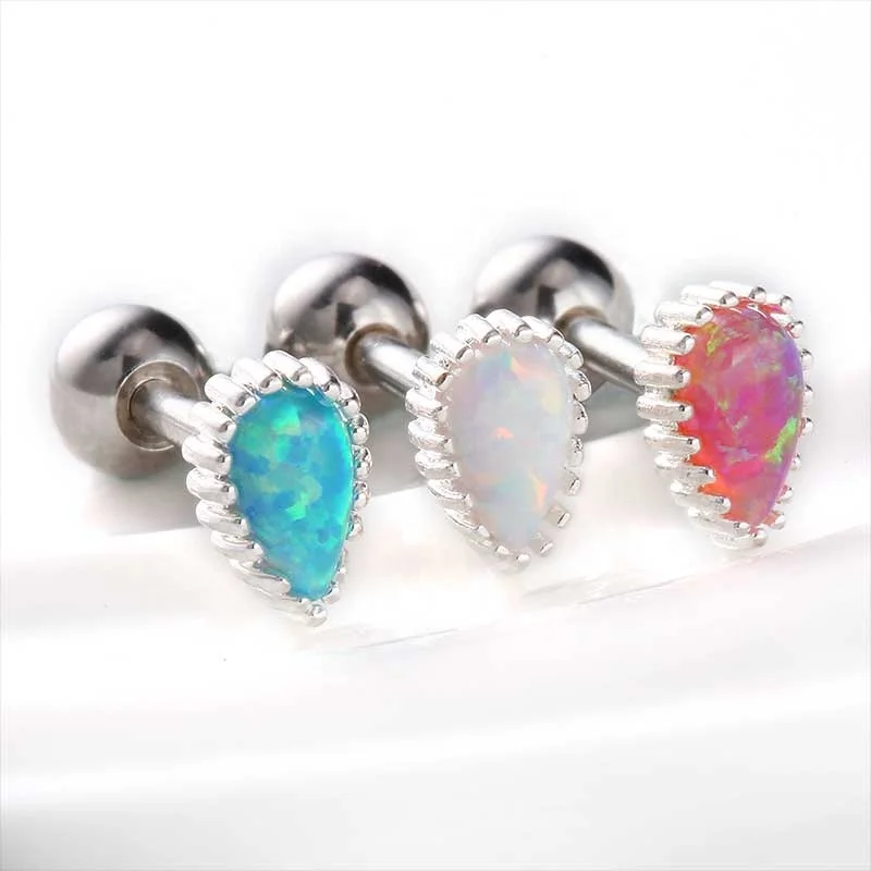 Серьги-гвоздики из титана, 16 г, ASTM F136