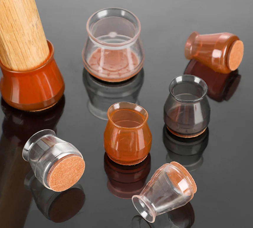 2022 Amazon Hot Non Slip Chairs Feet Table Covers Protectors Table Foot Pad Silicone Furniture Leg Covers For Wood Floors