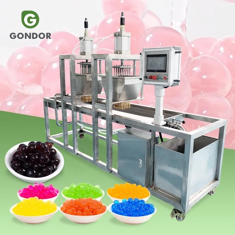 Fruit CBZ500 Poping Pop Maker Boba Popping Make Production Line Gelatin Filling Machine Tapioca Pearls With