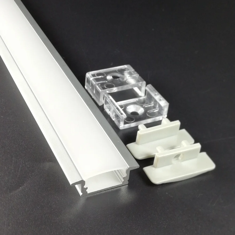 SDW017 Super Slim 8mm Recessed Aluminum LED Profile With Flange