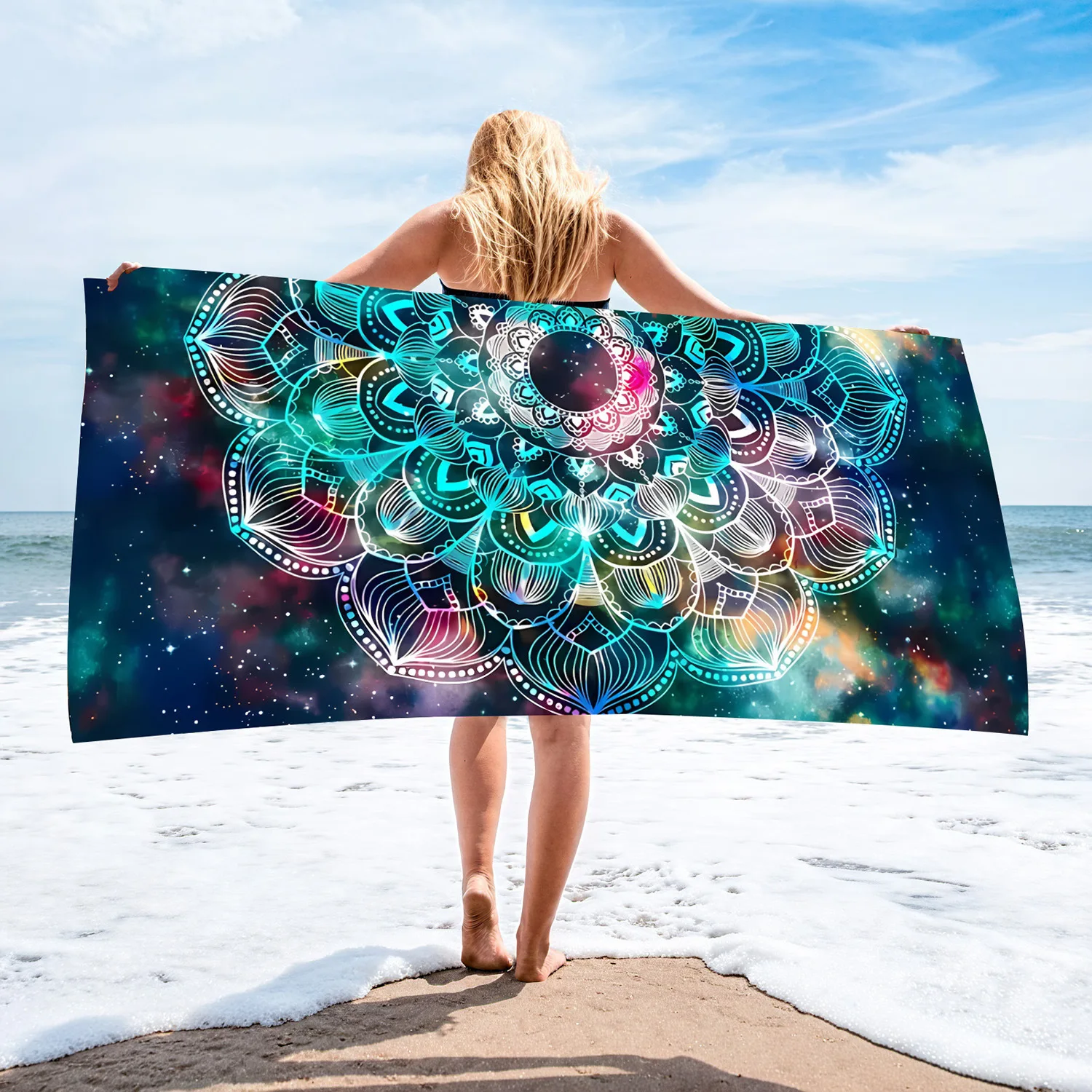 Microfiber Digital Printing Dolphin Beach Towel Sand Proof Beach Towel Summer Beach Towel