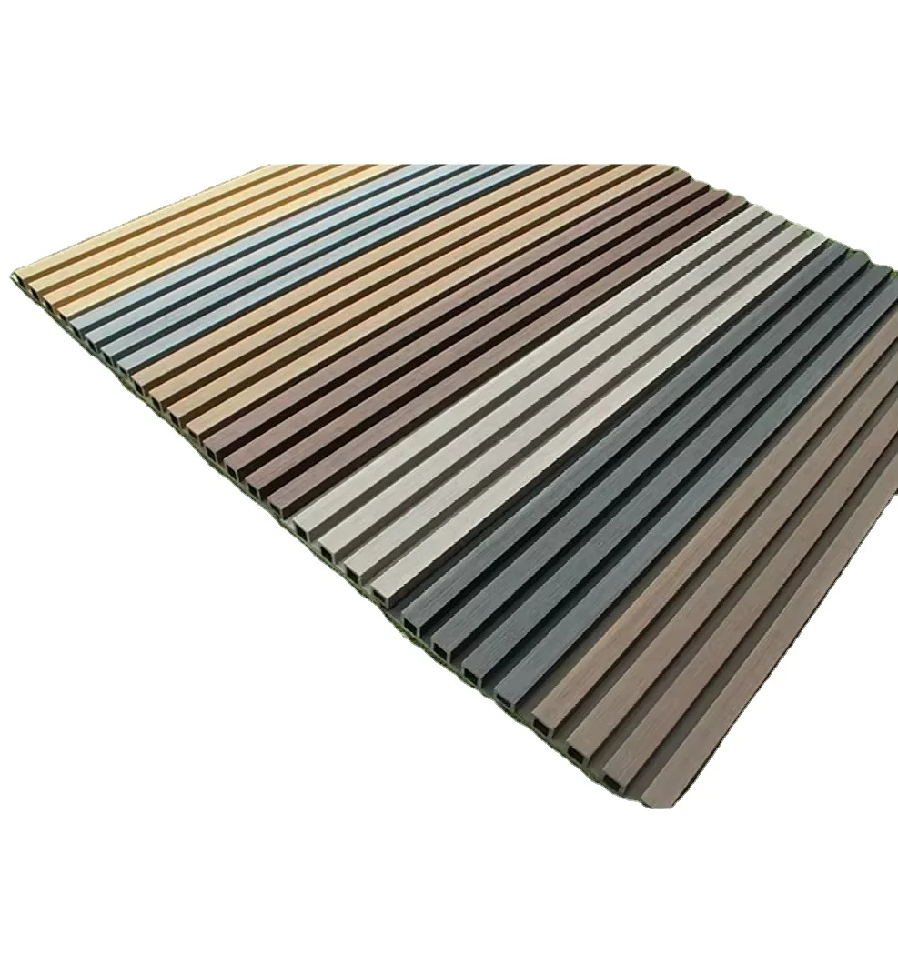 Solid WPC Terrace Outdoor Floor Capped Wood Fiber Waterproof High Quality Composite Decking Anti-slip