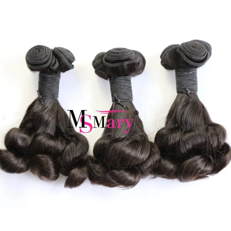 Super Double Drawn Funmi Bouncy Curls, 12A Grade Virgin Human Hair Raw Indian Weft, Funmi Hair Egg Curl Human Hair Bundles