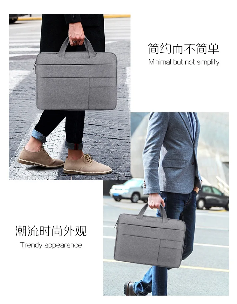 Portable waterproof Soft Laptop Bag For Macbook protect Air Pro Retina 12 13 14 15 13.3 15.4 15.6 inch notebook Sleeve Case