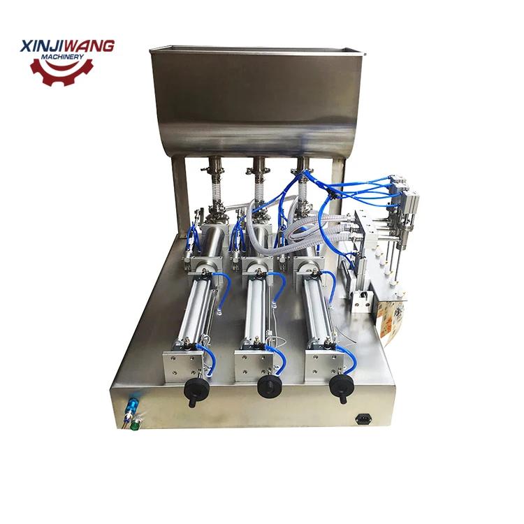Semi Automatic chilli hot sauce pasta pizza BBQ sauce ketchup paste liquid premade bag stand up pouch doypack filling machine
