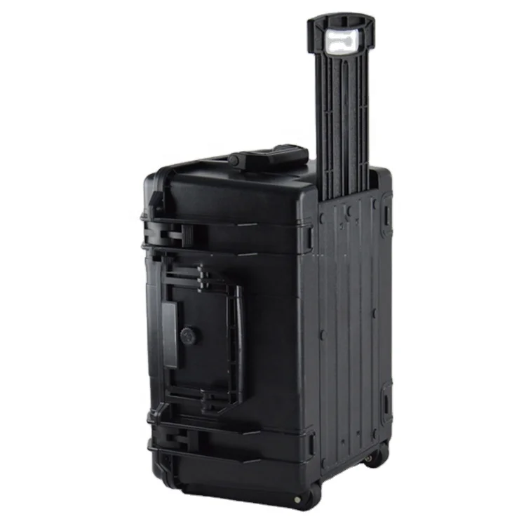 China manufacturer waterproof hard ABS plastic carry case/tool box trolley case with EVA foam