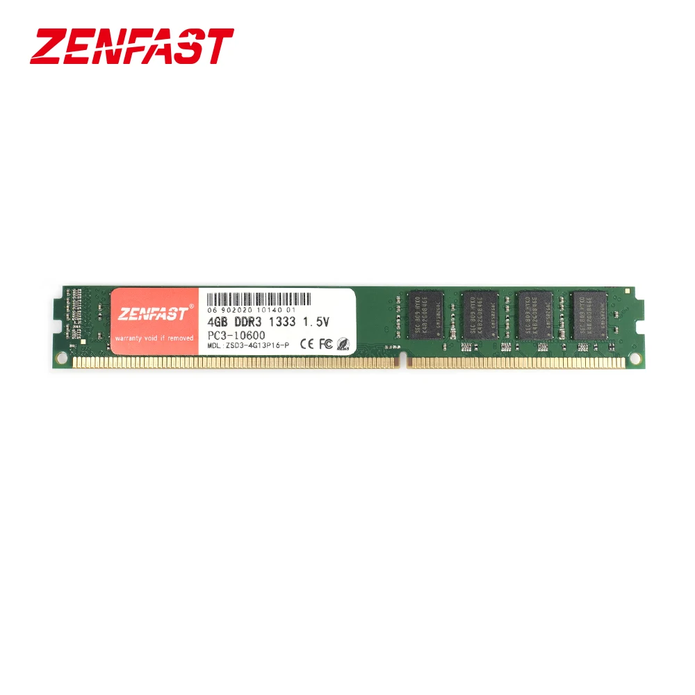 Zenfast горячая Распродажа Ddr3 Память ОЗУ 1,5 В 1333 1600 МГц ОЗУ 4 ГБ 8 ГБ Ddr3 Настольный ПК