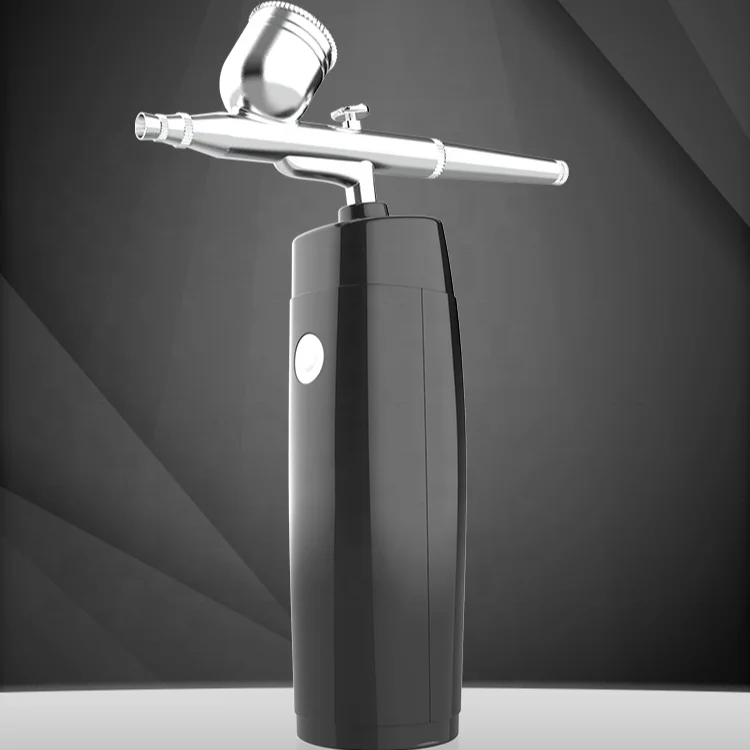 
Stylish Design Airbrush Kit Rechargeable Handheld Mini Air Compressor Airbrush Set with Low Noise 