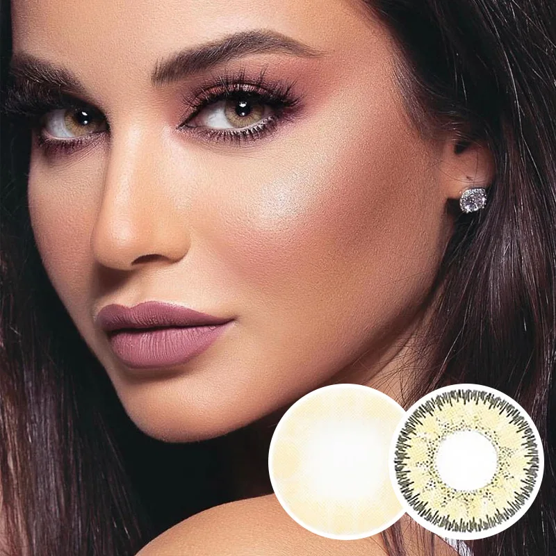 moonve  OEM ODM Available Natural Fashion Design Miami Blue Contact Lenses Best Selling Color Contact Lens Wholesale