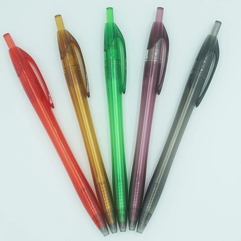 Hot Sale Promotional Colored Barrel Manufacturing Custom Roller Ball Point Pen With Logo