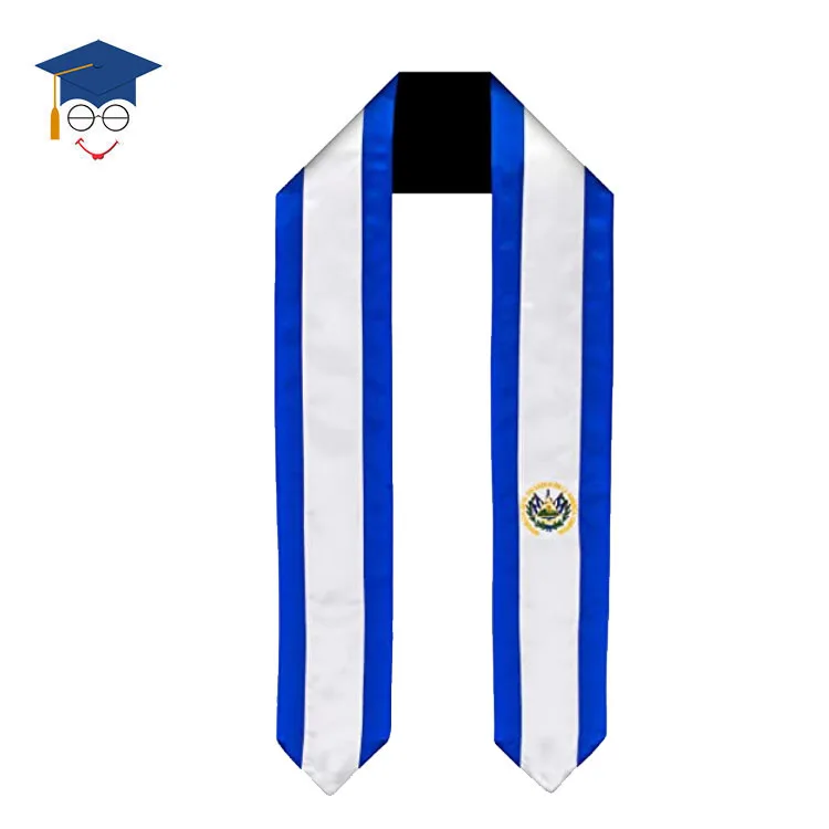Bahamas Flag Graduation Stole Graduation Sash Graduation Scarf