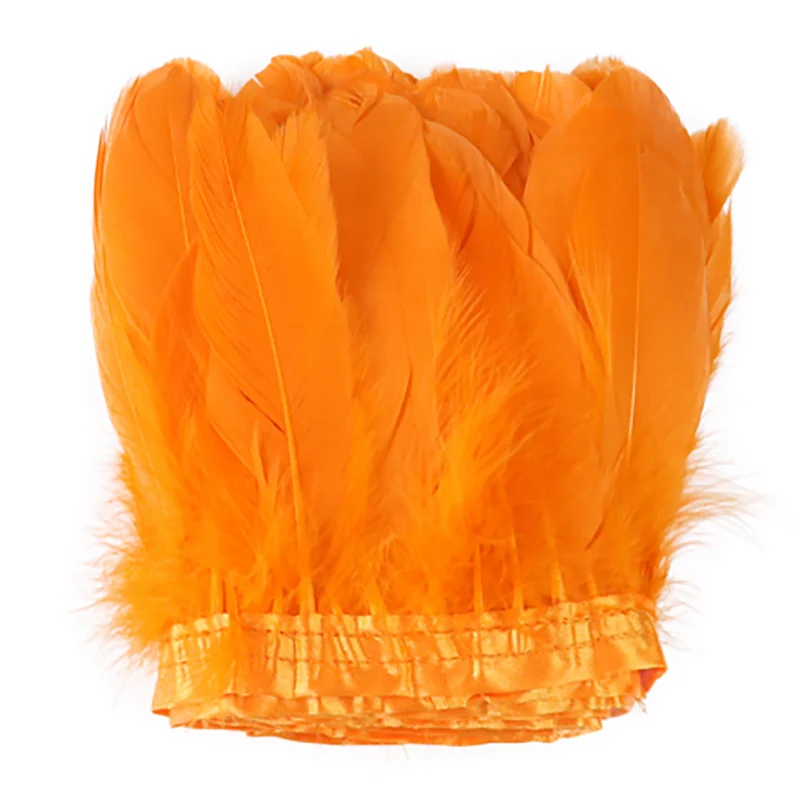 Decorative High Quality Goose Feather Pick For Feather Hat Trim For Arts And Crafts Decorative Feather Brooches