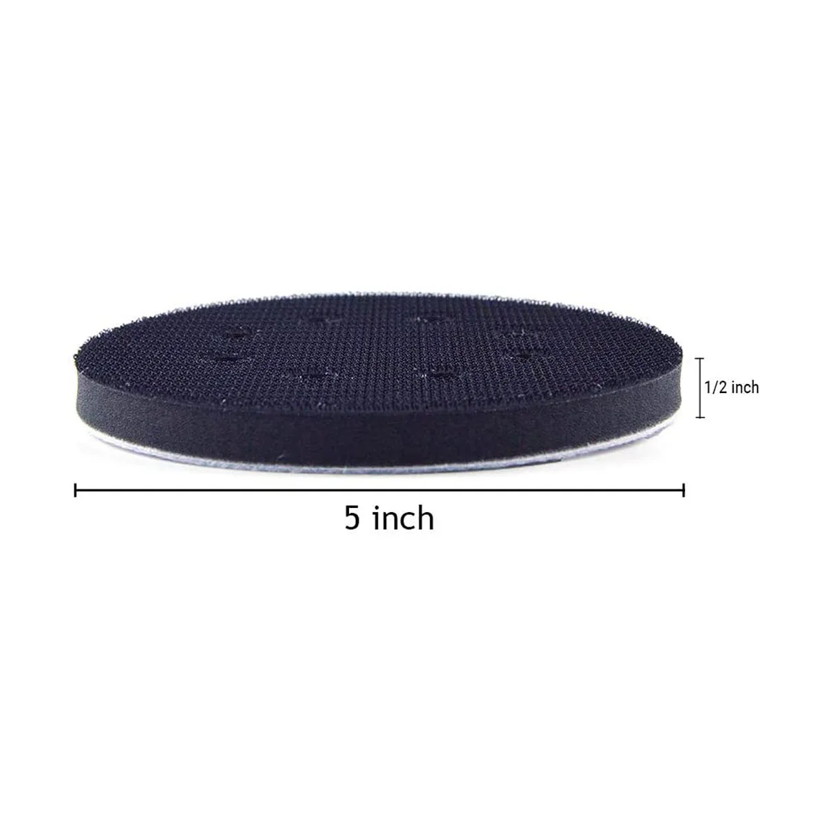5 Inch 8 Holes Hook and Loop Soft Sponge Cushion Buffer Backing Pad Foam Interface Buffer Pad