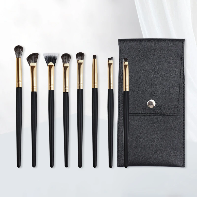 High Quality 8 PCS Makeup Brush Set Eye Shadow Powder Makeup Eye Socket Makeup Brushes