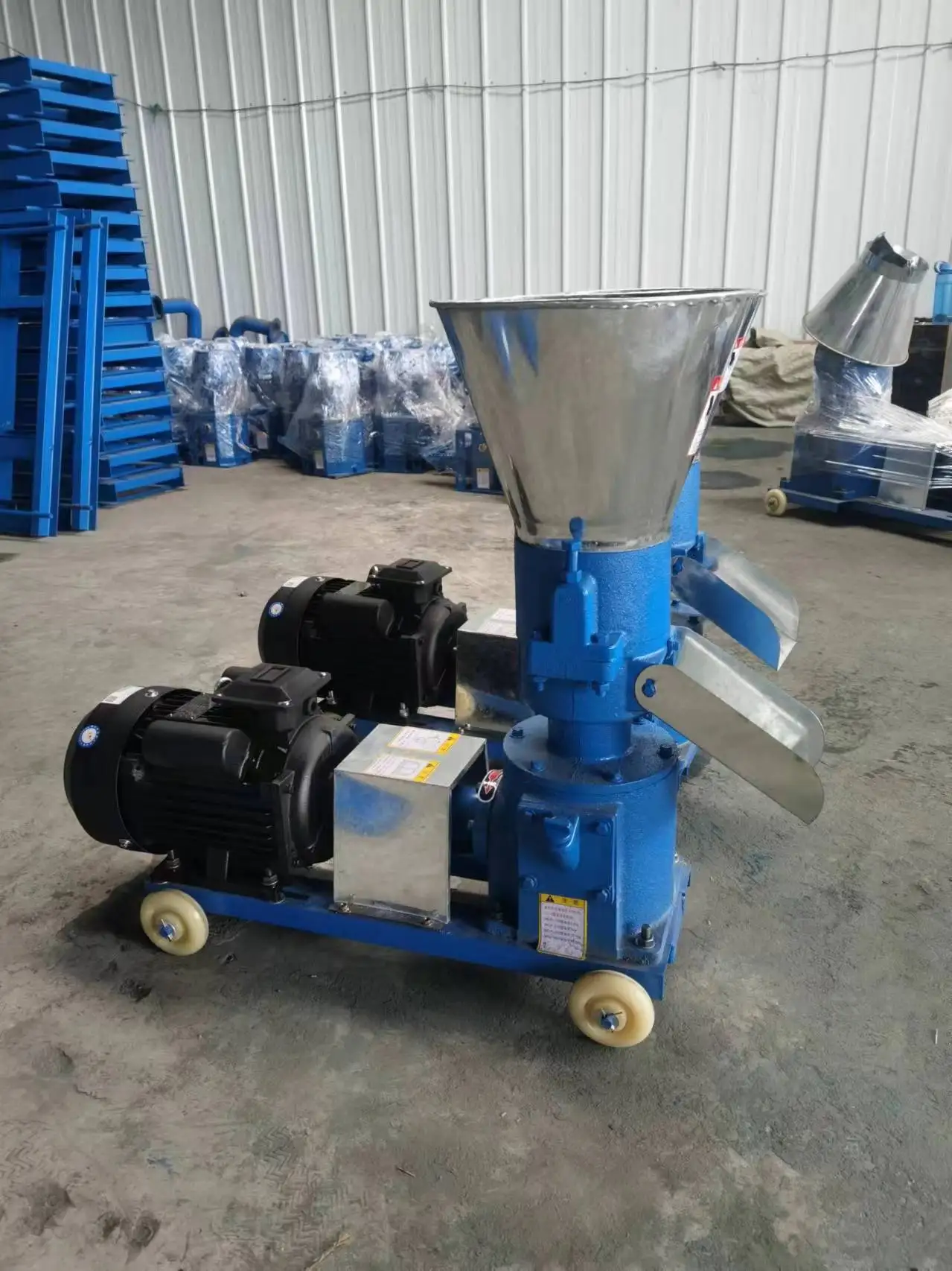 HY 260  feed Mill Fish Cattle Granule Pelletizer Processing Pig Produce Poultry Mini Animal Chicken Making Feed Pellet Machine