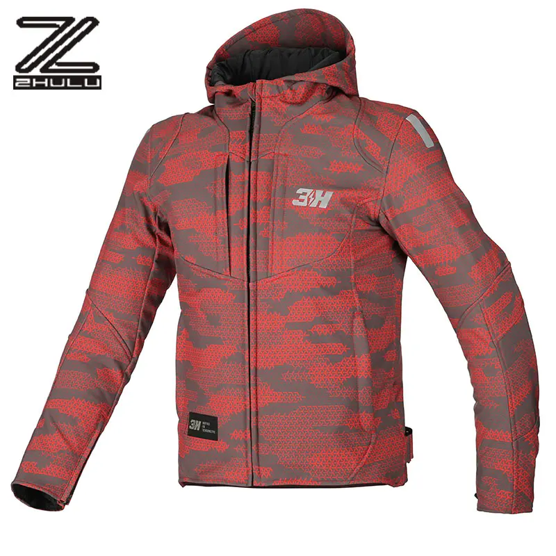 Man Woman Casual Breathable Waterproof Moto Jacket Warm Motorcycle Gear Auto Unisex Racing Wear With Removable Warm Lining