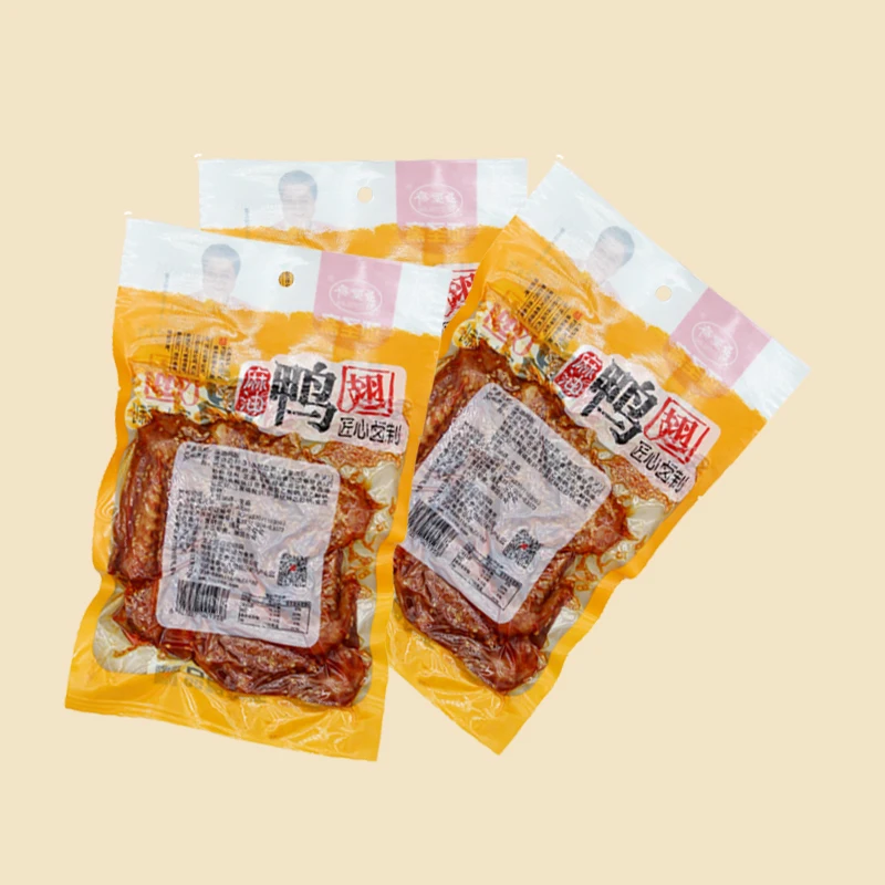 New Arrival  Dried Meat Snacks Wholesale of cooked food Sauce flavored duck wings