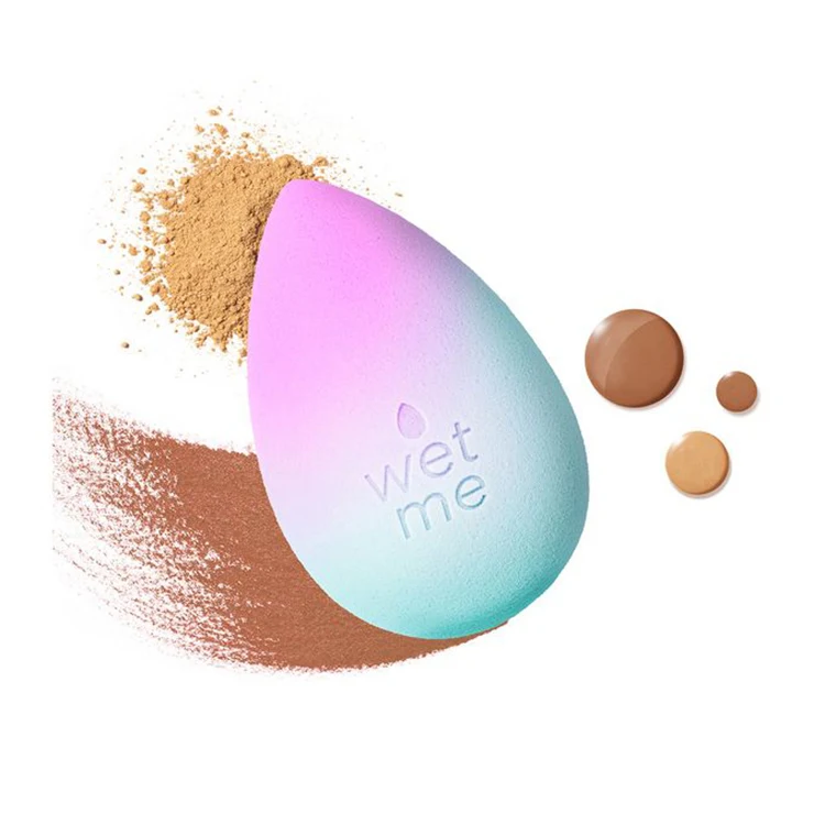 
Dry and wet color changing water drop powder puff sponge beauty egg beauty tool warm feeling water color changing powder puff 