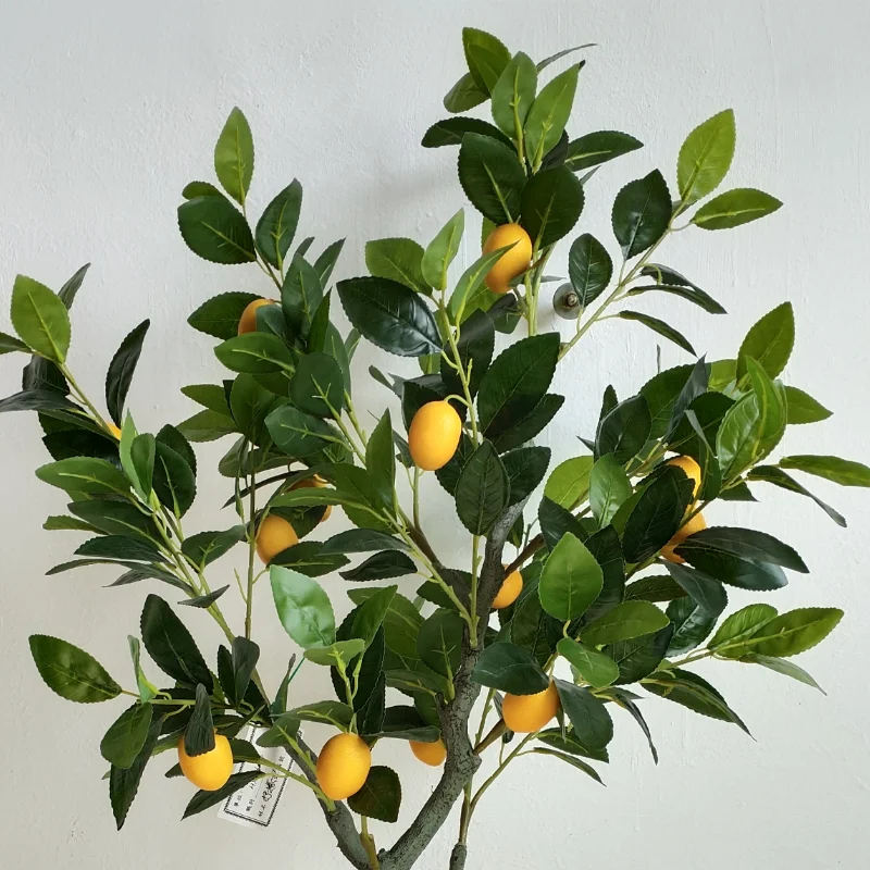 High quality artificial plastic lemon Tree for Christmas Decoration ornaments plants