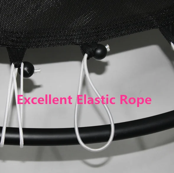 55 inch green elastic rope  home used folding  fitness adult  sport child trampoline  with enclosure