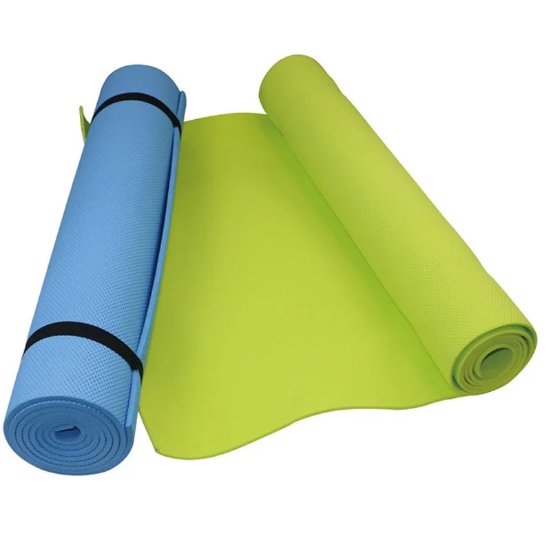 3MM Thick PVC Comfort Foam Yoga Mat for Exercise, Yoga, and Pilates can add strap and paper,customize package