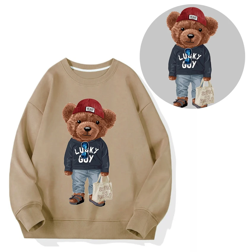Cheap Sticker Wholesale Custom Printing Cartoon Logo Plastisol Heat Transfer Labels For Adult Kids Clothes
