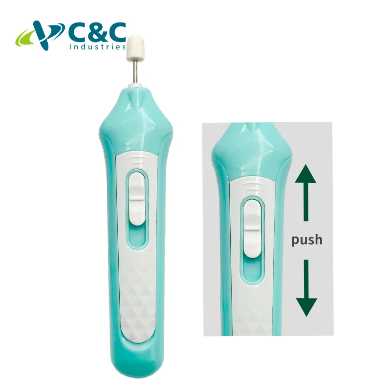 ]Hot selling Baby Nail Trimmer Electric Baby Manicure Pedicure Nail Scissors Set Portable and Safe Nail polisher