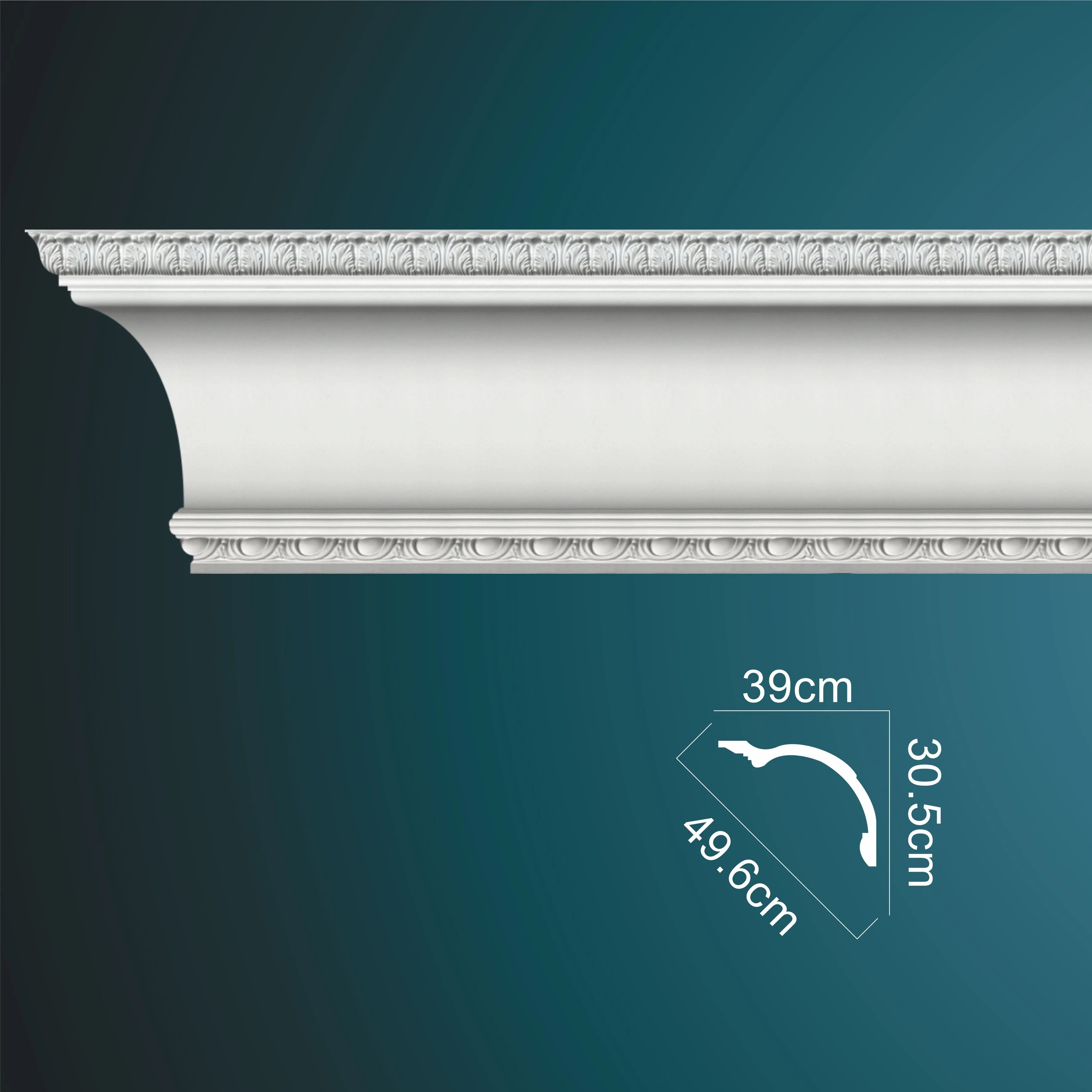 Guangdong High Density Beautiful House Classical Style Artistic 3d Carving Corner  Molding Wall Board Molding  Arts Wall Panel