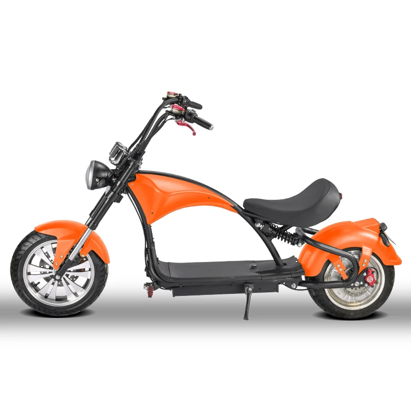 Factory Direct 2000W 12inch Fat Tire City coco M1p Chopper Motorcycle Style Electric Moped Citycoco Scooter for Adults